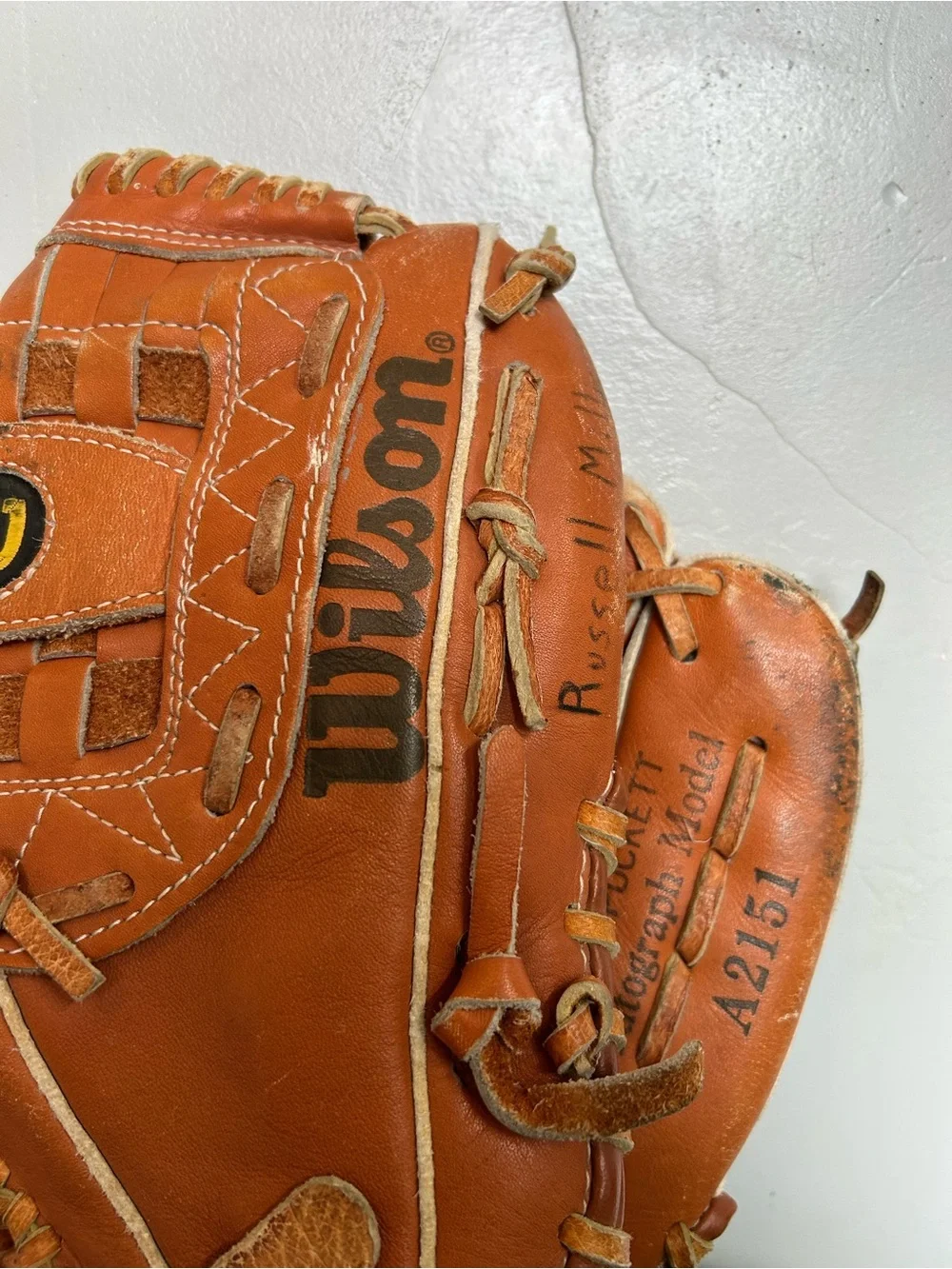 VTG Kirby Puckett Wilson Autograph Model A2151  R Throw 10” Baseball Glove Youth